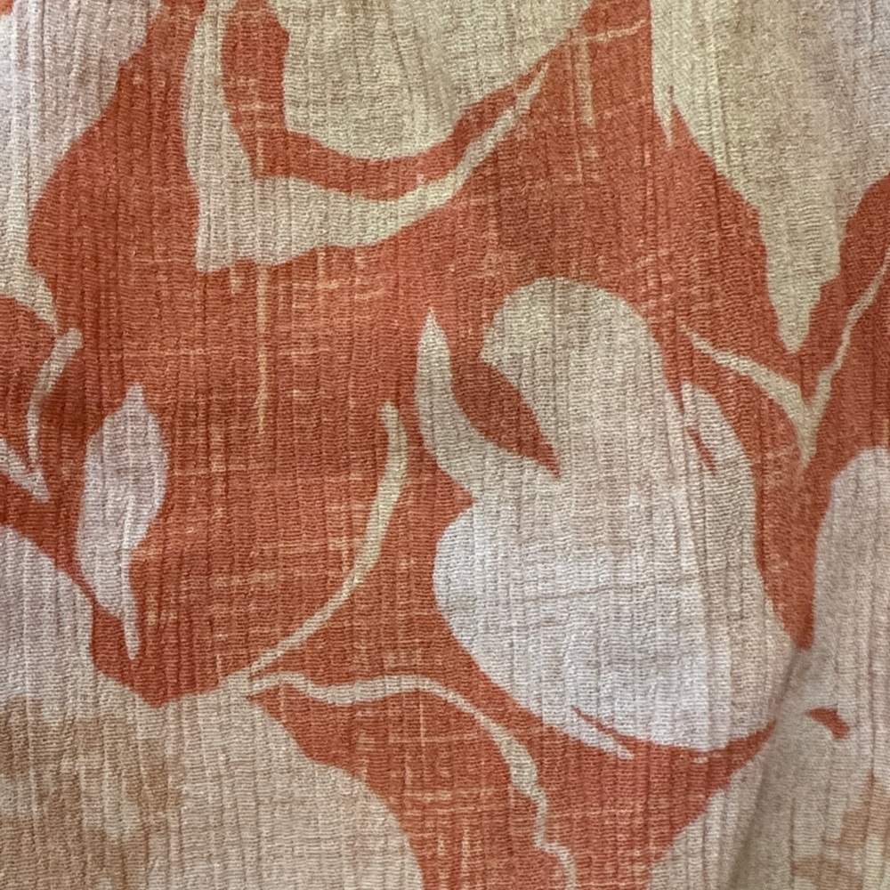 Torrid Coral and Cream Floral Skort 2 - Picture 10 of 11